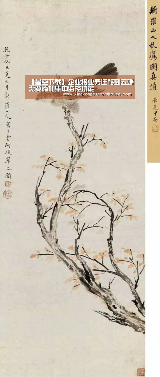 【星空下载】企业将业务迁移到云端需要添加集中监控功能